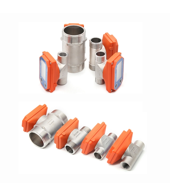 OF06ZAT DN20 Gear Flow Meter, Liquid Flow Sensor for Milk, Honey and Chemical Oil Measurement